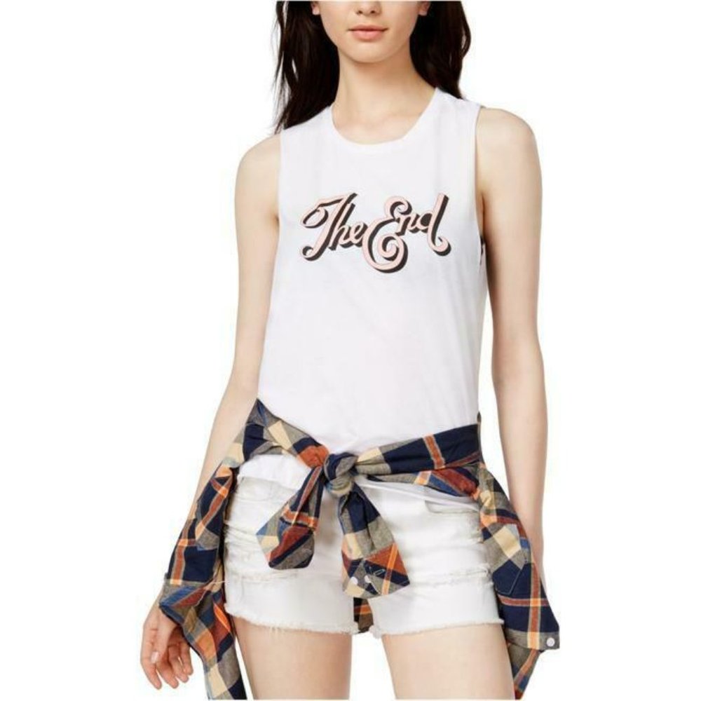 Kid Dangerous The End Graphic Muscle Tank Tee